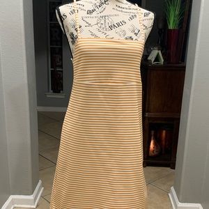 Zara Trafaluc S/S18 Striped Yellow Dress